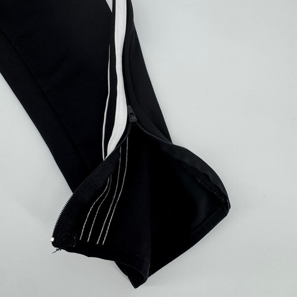 Adidas Climalite Womens Medium Black White Stripe Athletic Track Pants Joggers - Picture 6 of 10
